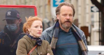 Jessica Chastain & Peter Sarsgaard Film New Project in New York City - www.justjared.com - New York