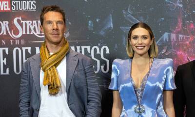 Benedict Cumberbatch & Elizabeth Olsen Kick Off 'Doctor Strange 2' Press Tour in Berlin! - www.justjared.com - Germany