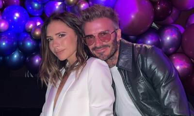 Victoria Beckham flashes a smile as cosies up to husband David Beckham in new photo - hellomagazine.com - London - Miami - city Miami - county Palm Beach