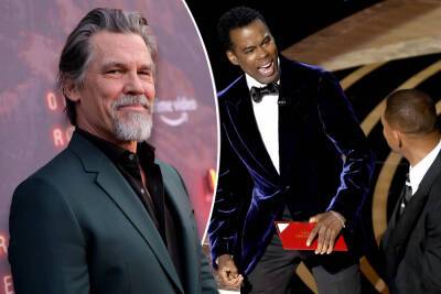 Josh Brolin: Why I wanted ‘to be in the center’ of Will Smith slap fight - nypost.com