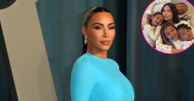 Kim Kardashian Matches Kids in Family Pic Days After Kanye West Says They’re in ‘Danger’ When He Isn’t Home - www.usmagazine.com - Los Angeles - Chicago