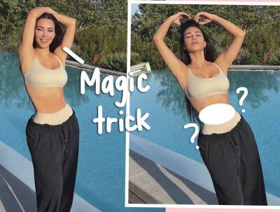 Kim Kardashian BLASTS Claims She Photoshopped Her Belly Button OUT Of Pics! - perezhilton.com
