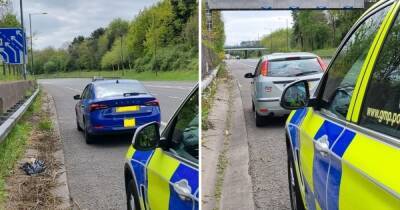 Police find TWO cars waiting to pick up Manchester Airport passengers on M56 - www.manchestereveningnews.co.uk - Manchester
