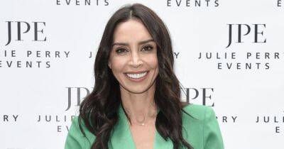 Christine Lampard looks elegant in green suit as she joins stars at charity lunch - www.ok.co.uk - Britain - London - county Cheshire