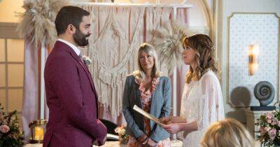 ITV Corrie spoilers as Toyah and Imran's wedding day arrives and Faye receives distressing life-changing news - www.manchestereveningnews.co.uk