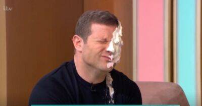 This Morning fans left amused as Dermot O'Leary is pied live on air - www.ok.co.uk