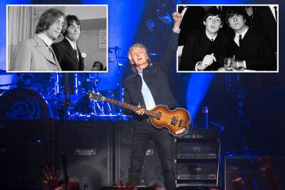 Paul McCartney returns to stage for John Lennon ‘duet’ after 2-year hiatus - nypost.com - Britain - California - Seattle - county Oakland - city Jackson