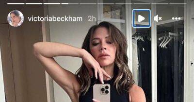 Victoria Beckham teases husband David 'can't get enough' as she snaps him watching her - www.ok.co.uk