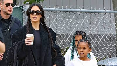 Kim Kardashian Cuddles Daughters North Chicago While Cheering On Saint At His Soccer Game - hollywoodlife.com - Chicago