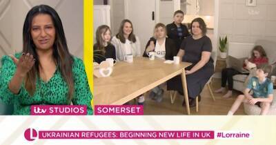 Good Morning Britain's Ranvir fights back tears at Ukrainian family's heart-wrenching story - www.ok.co.uk - Britain - Ukraine - Russia - county Somerset