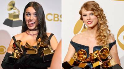 Olivia Rodrigo Broke Her Grammy, Just Like Taylor Swift in 2010 - www.glamour.com - Taylor - county Swift