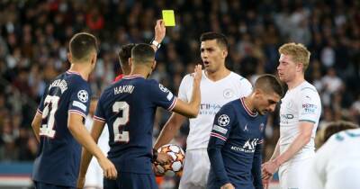 Three Man City players one booking away from Champions League suspension vs Atletico Madrid - www.manchestereveningnews.co.uk - Spain - France - Manchester - Madrid - Belgium - Lisbon