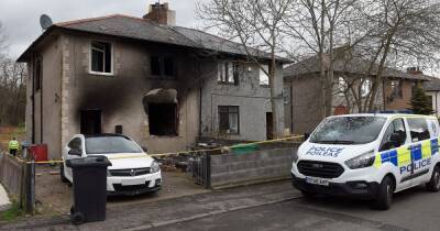 Scots woman and three kids rushed to hospital as devastating images show home destroyed by blaze - www.dailyrecord.co.uk - Scotland - county Frederick