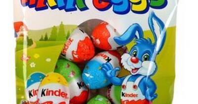 Kinder recalls Mini Eggs just days before Easter amid salmonella fears - www.dailyrecord.co.uk