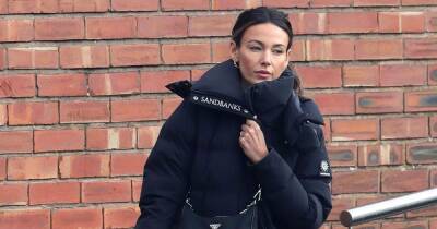 Michelle Keegan wraps up warm as she grimaces in the wind after shopping trip - www.ok.co.uk - Los Angeles - Los Angeles - California - Manchester - county Hale