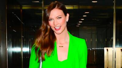 Karlie Kloss Paired a Neon Power Suit With Adidas Sneakers - www.glamour.com - Berlin - Adidas