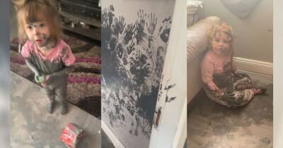 'Gobsmacked' mum offers to give her kids away for free after they cover entire house in BLACK paint - www.manchestereveningnews.co.uk - Manchester - city Clayton