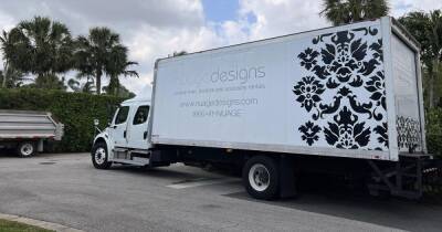 Nicola Peltz's £76m mansion receives lorry loads of flowers for Brooklyn Beckham wedding - www.ok.co.uk - Miami - Florida - county Palm Beach