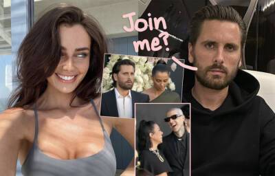 Scott Disick Didn't Want To Fly Solo! So He Brought His Brand New GF To The Kardashians Premiere! - perezhilton.com