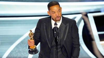 Will Smith Breaks Silence On Academy’s ‘Decision’ To Ban Him From Oscars After Chris Rock Slap - hollywoodlife.com