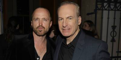 Aaron Paul Pops By The 'Better Call Saul' Premiere With Bob Odenkirk! - www.justjared.com - Los Angeles - county Bryan - county Rhea