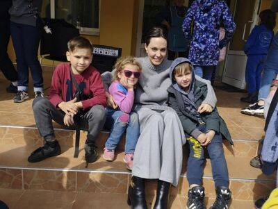 Angelina Jolie makes surprise Ukraine visit, meets children - www.foxnews.com - county Hall - Ukraine - Russia