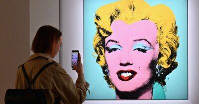 Andy Warhol's Shot Sage Blue Marilyn has sold at auction for £158m - www.dailyrecord.co.uk - New York - USA