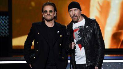 U2’s Bono and The Edge Perform in Ukraine Bomb Shelter - www.etonline.com - Ukraine - Russia