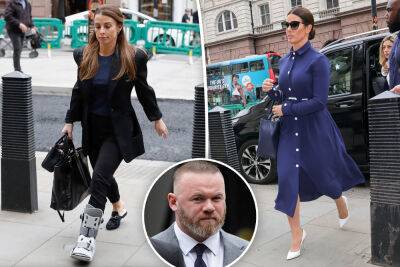 Soccer WAGs war trial starts as Coleen Rooney, Rebekah Vardy go head-to-head - nypost.com - Britain - city Leicester - county Wayne - London
