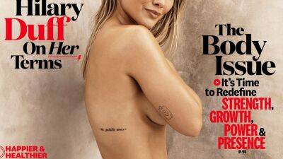Hilary Duff Poses Nude for Magazine Cover: 'I'm Proud of My Body' - www.etonline.com