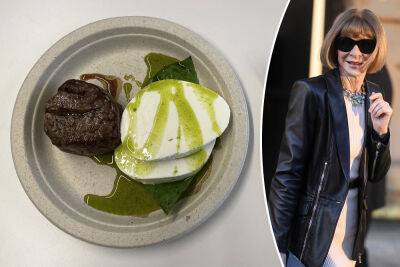 Anna Wintour’s weird $77.33, vegetable-less lunch revealed - nypost.com - New York