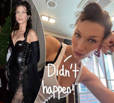 Bella Hadid Shuts Down Claims That She 'Blacked Out' Due To Her Met Gala Corset! - perezhilton.com