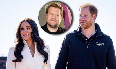 James Corden reveals his kids’ playdate at Meghan and Harry’s home - us.hola.com - Britain - Los Angeles - California