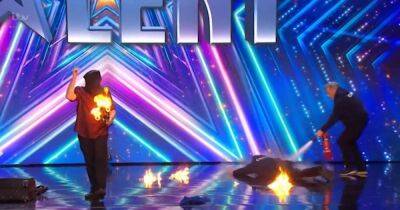 ITV Britain's Got Talent viewers horrified as member of 'crew' gets set on fire - www.manchestereveningnews.co.uk - Britain