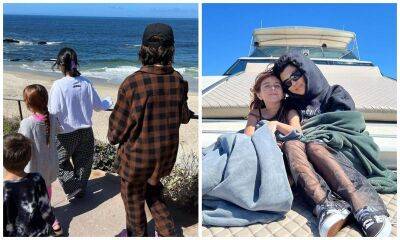 Kourtney Kardashian shares adorable vacation pics with her family - us.hola.com - California - city Laguna Beach, state California