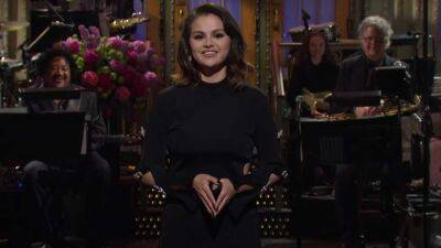 Selena Gomez Rocks Chic Little Black Dress as She Steps Out for 'Saturday Night Live' After-Party - www.etonline.com - New York