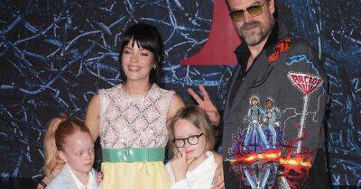 Lily Allen and David Harbour make Stranger Things premiere a family night out with singer's kids - www.ok.co.uk - New York - Las Vegas
