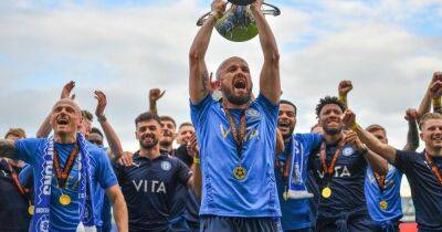 "It's brought everyone together": Stockport County fans hail their heroes after promotion back to Football League - www.manchestereveningnews.co.uk - Britain - county Hall - Manchester - city Halifax - county Stockport