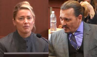 Amber Heard Finally Gives Answers For Tape Admitting She Hit Johnny Depp AND The Bed Poop Incident! - perezhilton.com