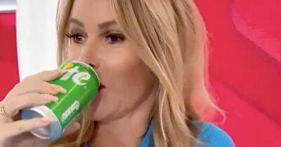 Amanda Holden lets out huge burp as she fails Sprite Challenge in hilarious video - www.ok.co.uk - Britain