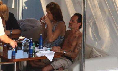 Marc Anthony and Nadia Ferreira continue celebrating their engagement on a yacht in Miami - us.hola.com - Miami