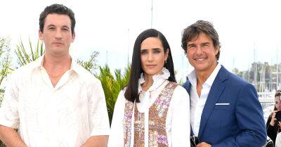 Tom Cruise, Jennifer Connelly, & Miles Teller Bring 'Top Gun' to Cannes 2022 - www.justjared.com - France - USA - county Lewis - county Jay - county Powell