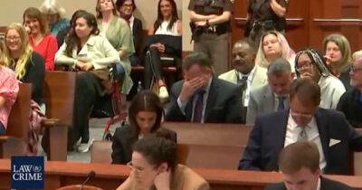 Johnny Depp v Amber Heard trial interrupted as spectator breaks into uncontrollable laughter - www.msn.com - Virginia - county Fairfax