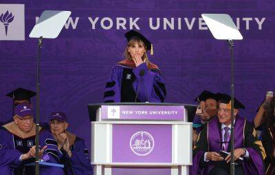 Watch Taylor Swift deliver NYU commencement speech: “Let’s keep dancing like we’re the class of ’22′” - www.nme.com - New York - New York