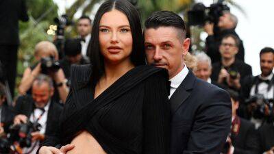 Adriana Lima Showed Off Her Baby Bump in a Cutout Dress at Cannes - www.glamour.com - city Lima - Barbados