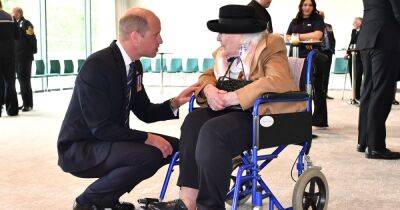 Prince William shows his soft side as he comforts 100 year old Navy widow during war memorial unveiling - www.ok.co.uk - county Southampton
