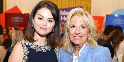 Selena Gomez Speaks On Her Own Mental Health Journey During Youth Forum with First Lady Jill Biden - www.justjared.com - USA - Washington - county Rice
