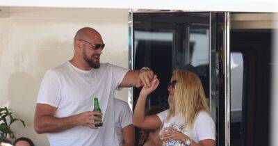 Paris Fury pampers Tyson with drinks and back massage on yacht: 'If Carlsberg did wives' - www.ok.co.uk - France