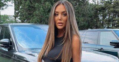 Charlotte Crosby dresses blossoming baby bump in skintight outfit after tackling morning sickness - www.ok.co.uk - county Crosby