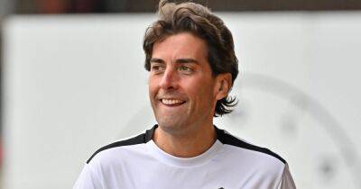 James Argent smiles confidently at charity football match after 14st weight loss - www.ok.co.uk